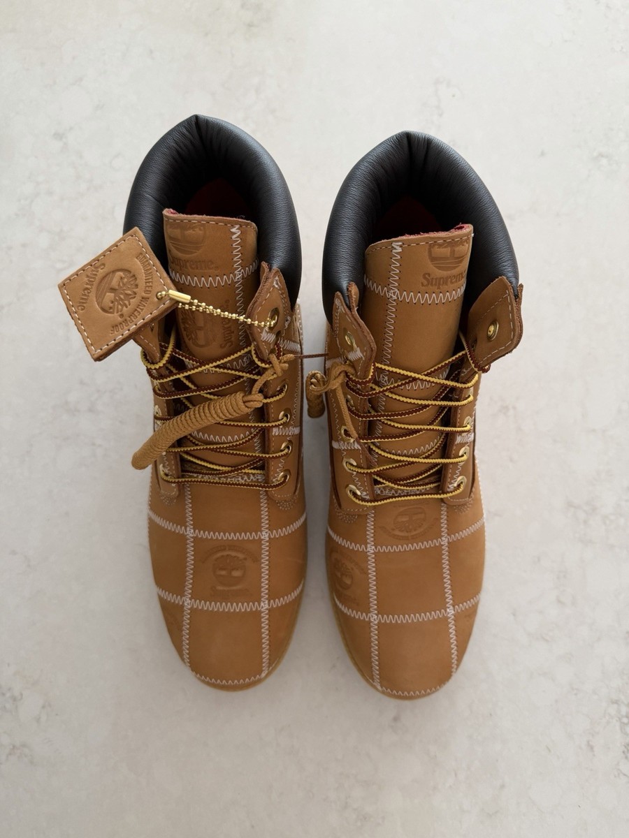 Size 10.5 - Supreme FW25 Timberland Patchwork 6” Premium Boot