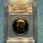 1965 ICG Silver Limited Edition KENNEDY Half Dollar 50c Ruthenium & Rose Gold