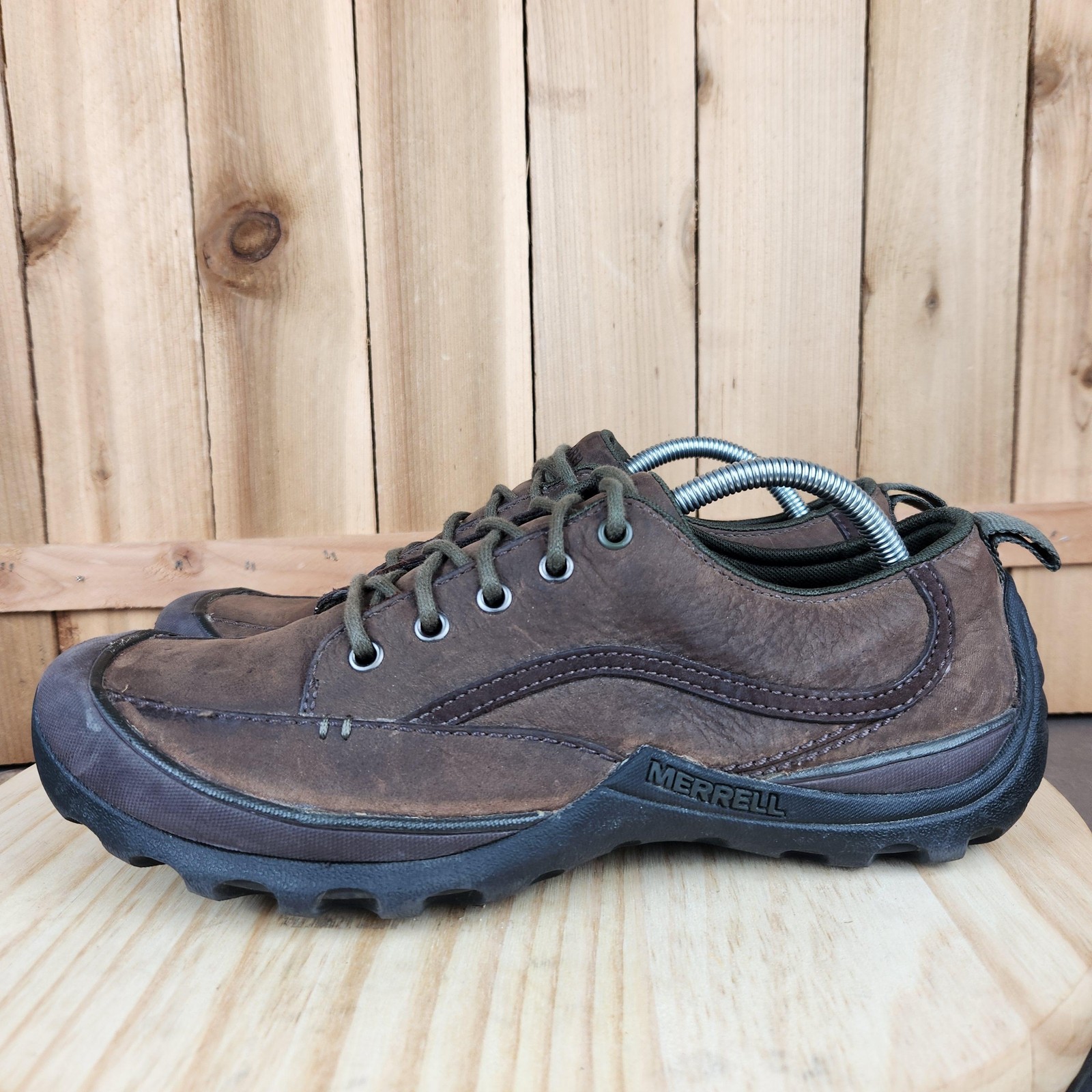 Merrell Men's Size 10 Brown Loess Cocoa Trail Hiking Shoes J15391