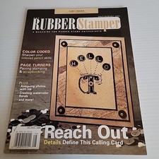 The Rubber Stamper Magazine April May 2003 Rubber Stamping Projects Postcard Art