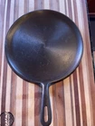 Vintage Griswold #9 Cast Iron Griddle Small Block Logo