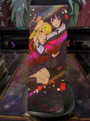 Goddess Assemble Foil Ticket Waifu Thick Bookmark Rare 2.5 X 7 in Jabami