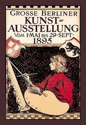 Gross Berliner Kunstausstellung Richard Brown Poster Print