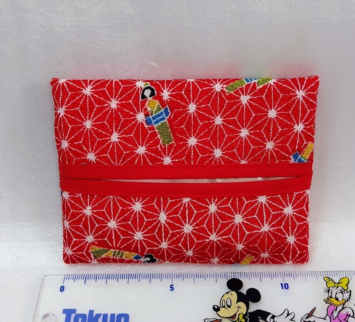 Japanese pattern accessories: Drawstring pouch, t… - image 3