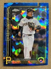 2025 Topps Chrome Update Sapphire TSUNG-CHE CHENG #USC74 Pirates RC