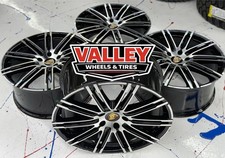 4 22 Wheels Rims Wheels Fit Porsche Cayenne Gts Turbo Style Black 5x130 Cayenne