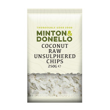 Minton & Donello Raw Unsulphured Coconut Chips 6 x 250g 12.33 per kilo