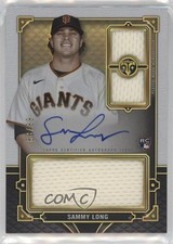 2022 Triple Threads Rookie and Future Phenom Relics 68/99 Sammy Long Auto 6fs