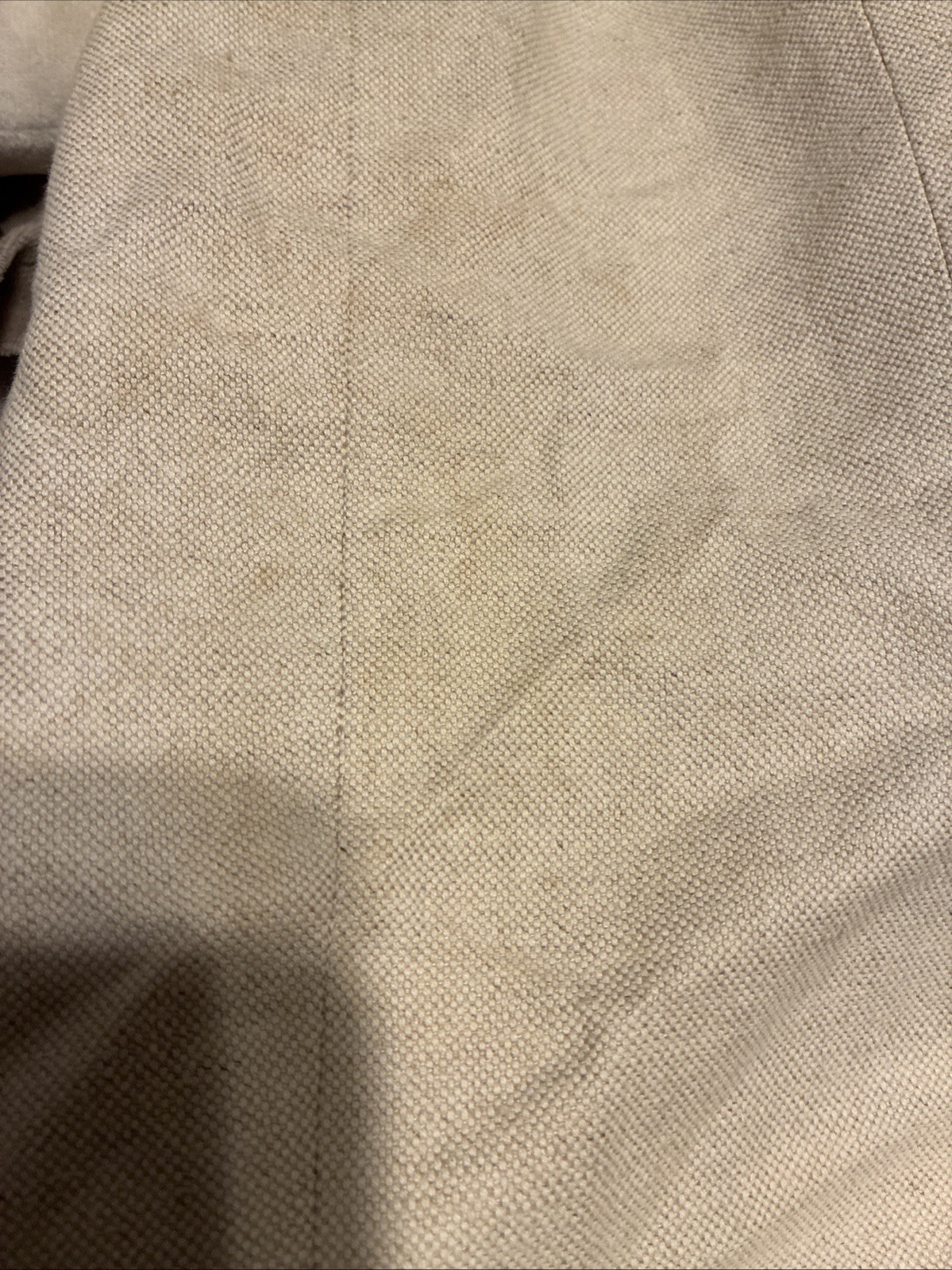 Prada Authentic Solid Light Beige Linen Cotton Ta… - image 9