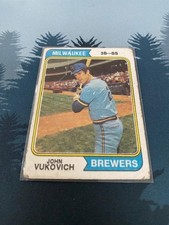 1974 Topps - John Vukovich #349 - FREE SHIPPING