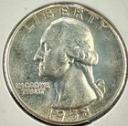 1958  P  PHILADELPHIA  Washington Quarter ~ Gem BU