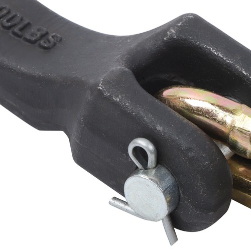 2 Pcs 3/8'' × 36' Tow Chains Trailer Safety Chain 25000Lbs G80 With Chain Buckle - Foto 16 di 17