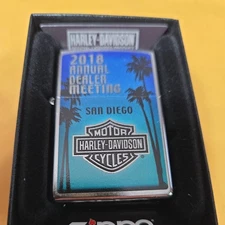 Harley Davidson Zippo 2018 Dealer Meeting San Diego RARE!