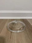 Vtg PYREX P-81-C Corning Ware 6" Round Clear Glass Replacement Lid