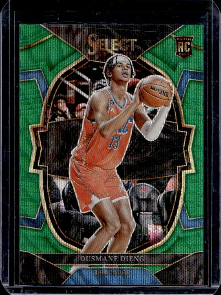 2022-23 Select Ousmane Dieng RC Green Wave Prizm Concourse #8/50 Thunder