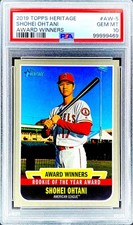 Shohei Ohtani #AW-5 Prices | 2019 Topps Heritage Award Winners
