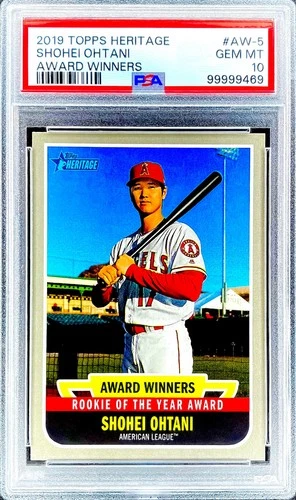 Shohei Ohtani RARE ROOKIE GOLD CUP BATTING TOPPS INVESTMENT SSP NON AUTO PSA 10
