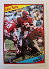 1984 Topps Football Card 213 Steve Bartkowski Instant Replay Atlanta Falcons