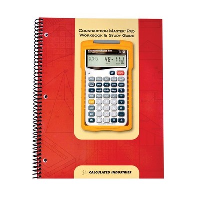 Calculated Industries 2140 Construction Master Pro Workbook and Small, yellow