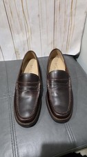 Sperry Dress Shoes Top Sider Mens Leather Loafers Size 7.5 M Burgundy Holiday