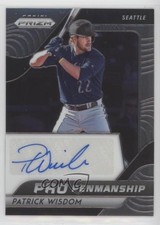 2020 Panini Prizm Pro Penmanship Patrick Wisdom #PP-PW Auto 0l1