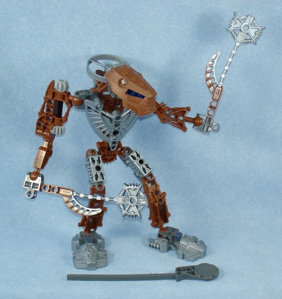 2005 Lego Bionicle HORDIKA (8736- 8741) Metru Nui Toa - Complete in Canisters - Image 3 of 4