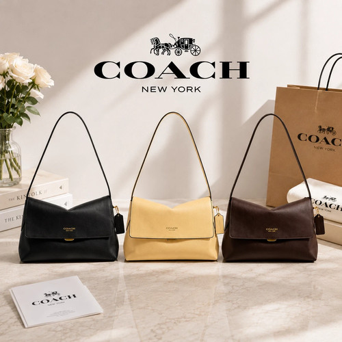 COACH Chelsea Shoulder Bag 30 Leather Crossbody Handbag NWT CDS58 Hobo New
