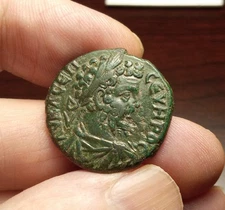 Roman Provincial Septimius Severus AE 26 VF Moesia Inferior, Marcianopolis