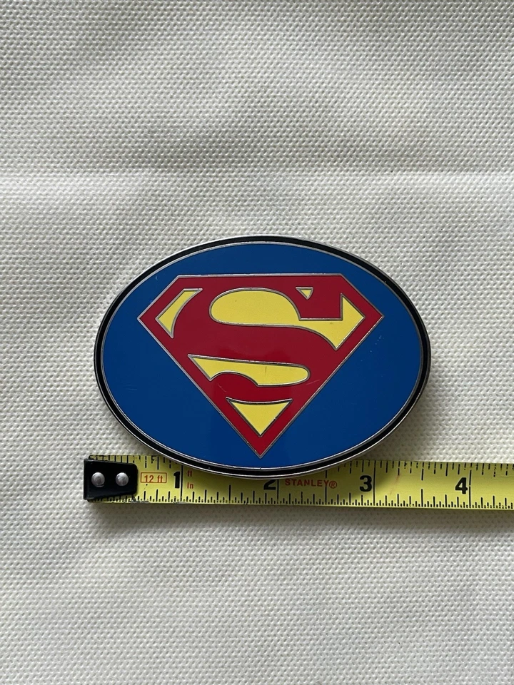 De colección Superman Hebilla de Cinturón Rojo Azul Amarillo GTO Design Studios DC Comics Foto 2 de 4