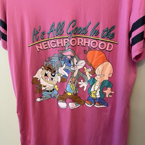 Neighborhood, Looney Tunes “It’s All Good In The Neighborhood” Sleep/Lounge Shirt Women Small