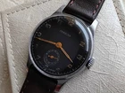 Soviet vintage Pobeda watch, 1 MCHZ , 1950's, black military dial