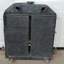 1940 Ford Radiator Split Core 1939 1941 Pickup Deluxe Flathead V8 Brass Coupe 1940 Ford Radiator Split Core 1939 1941 Pickup Deluxe Flathead V8 Brass Coupe