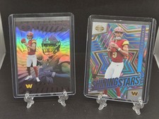Jayden Daniels 2024 Panini Illusions 2 Card Rookie Lot Shining Stars/Base RC 🔥