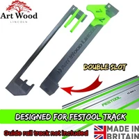 DOUBLE SLOT Track Saw Guide Rail Holder Wall Mount FESTOOL STRONG FS1080/2 FS190