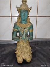 Tempelwächter  Statur  Bronze Höhe 36 cm aus Sammlung 2,4Kg