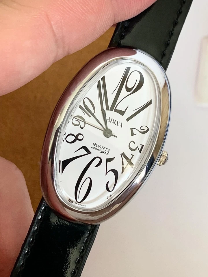 Reloj Sabina Baignoire Estilo Francia Cuarzo Ultra Raro Vintage Foto 2 de 4