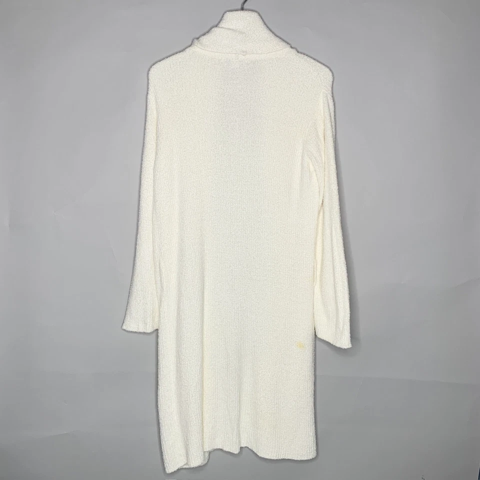 Bata tejida Barefoot Dreams 2 unisex crema bambú elegante ligera *defecto Foto 2 de 4