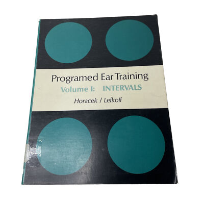 Programed Ear Training Volume I Intervals Haracek Lefkofff Sheet Music ...