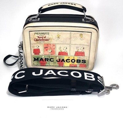 Marc Jacobs Peanuts Collaboration The Box 23 2WAY Rare 19 x 14.5 x 8cm used