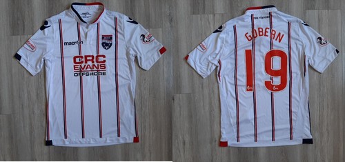 Ross County Away football shirt 2016/2017 Jersey M Soccer Scotland #Oscar Gobern - Picture 1 of 8