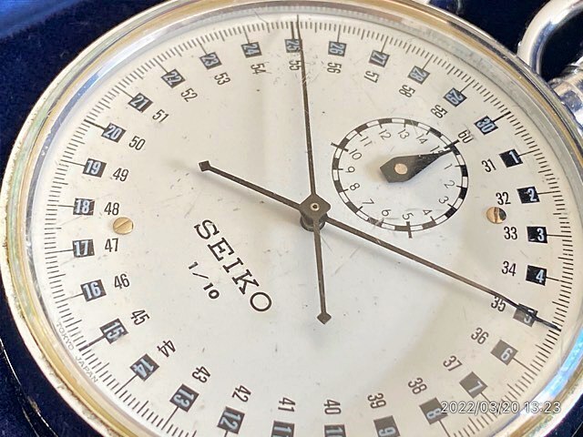 Seiko 8922-5000 Vintage Rare Box Stopwatch Manual Winding
