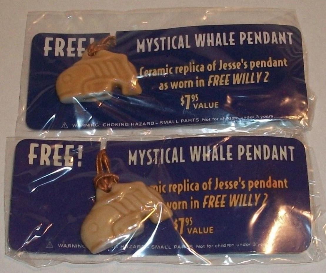 Free Willy 2 Mystical Whale Pendant/Ceramic replica of Jesse's necklace |  #1822945038