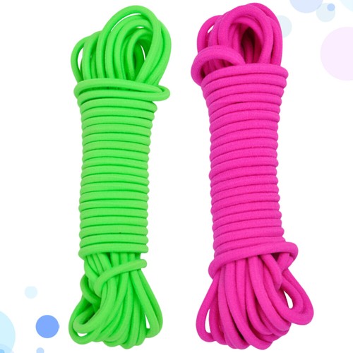 RAXLUPO Gummitwist – 2 Cordes Élastiques Sauter 4 M – Jeu Extérieur Enfant – Rebound – Coordinence