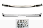 NEW 1965 - 1966 FORD Mustang Chrome Bumper Front and Rear Kit w/ Deluxe Bolt Set