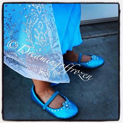 princess elsa dress up shoes Disney Frozen Toddler Girl Low Heel Dress Up Shoes