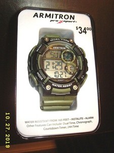 armitron pro sport dual time