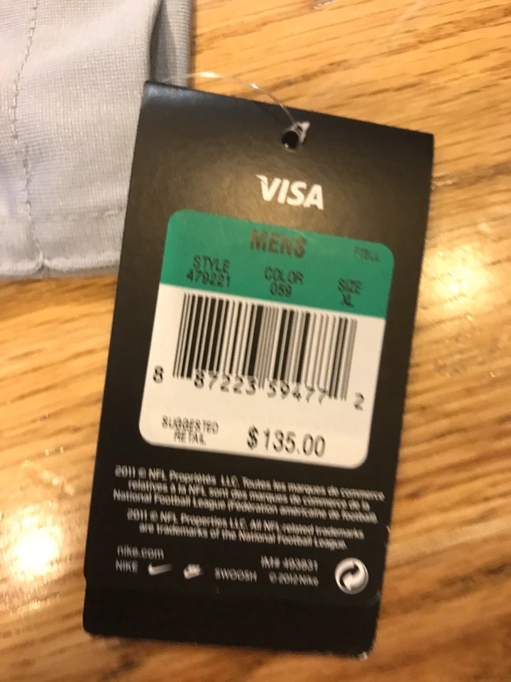 珀西·哈文签名球衣海鹰队 Go Hawks XL 耐克现场球衣全新带标签 PSA/DNA — 第 4/4 张图片