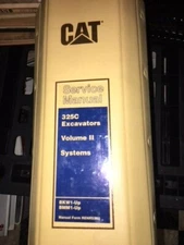 Caterpillar 325C Excavators factory service manual Vol II Systems BKW BMM OEM **