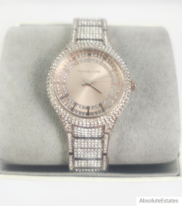NEW Michael Kors Camille Mid Special Edition Glitz Rose Gold  display picture 2