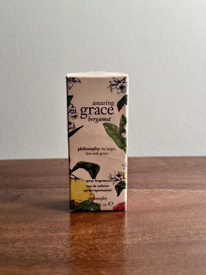 Philosophy Amazing Grace Bergamot 0.5 oz Travel Size Women's Eau de Toilette New